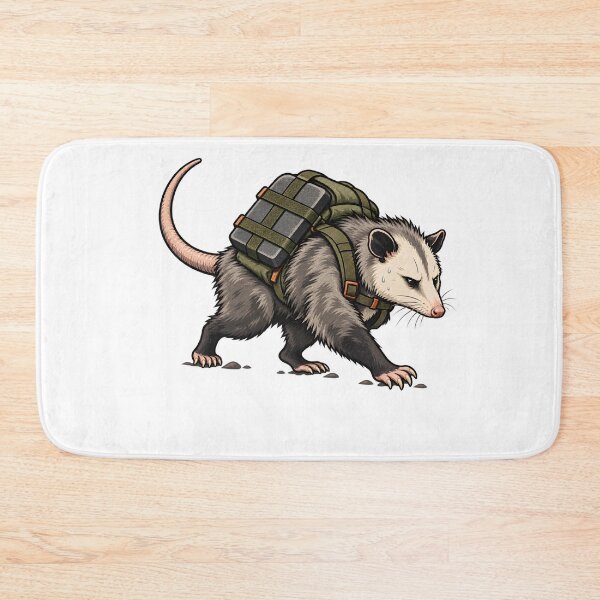 Item preview, Determined Rucking Opossum designed and sold by Philippa Shop.