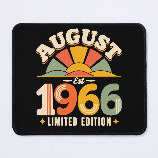 Item preview, August 1966 Birthday Limited Edition Born in 1966 Vintage 60th Birthday Gift designed and sold by designstoriesMK.