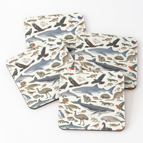 Item preview, Animals of Western Australia Retro Style Identification Chart designed and sold by kakarikihill.