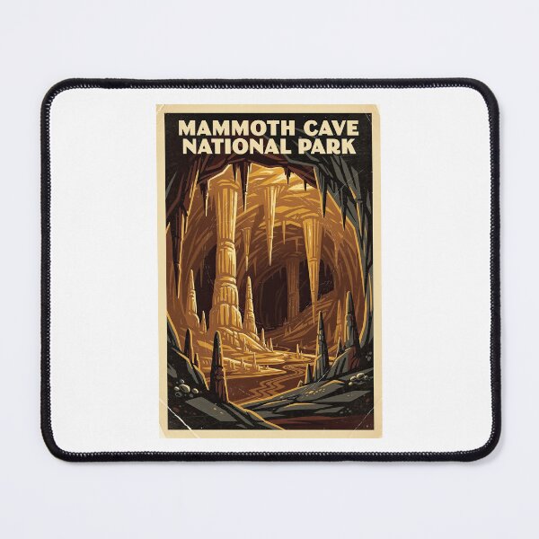 Item preview, Mammoth Cave National Park Vintage Travel Art designed and sold by Teelogic.