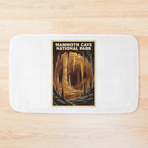 Item preview, Mammoth Cave National Park Vintage Travel Art designed and sold by Teelogic.