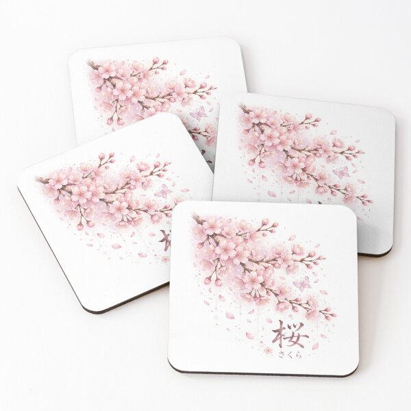 Item preview, Dreamy Falling Sakura Cherry Blossom Branch  designed and sold by Artbyme12.