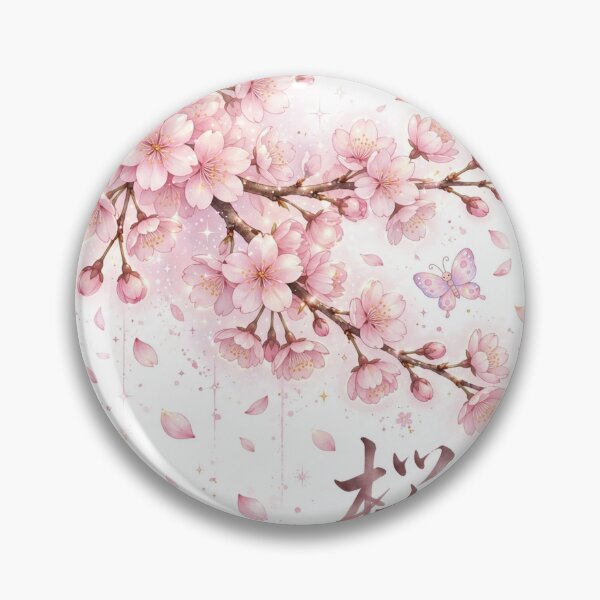 Item preview, Dreamy Falling Sakura Cherry Blossom Branch  designed and sold by Artbyme12.