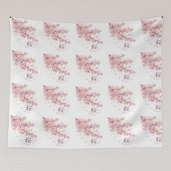 Item preview, Dreamy Falling Sakura Cherry Blossom Branch  designed and sold by Artbyme12.