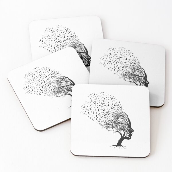 Item preview, Freedom of mind silhouette art  designed and sold by misslizzyspin.