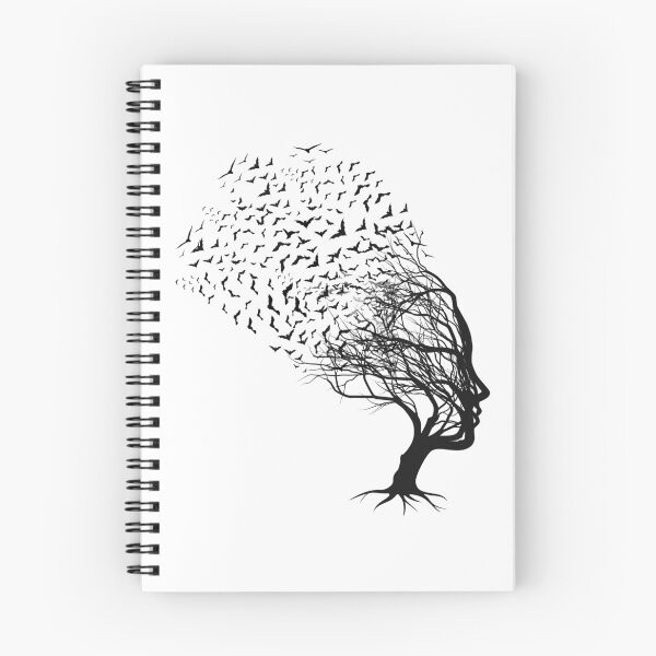 Item preview, Freedom of mind silhouette art  designed and sold by misslizzyspin.