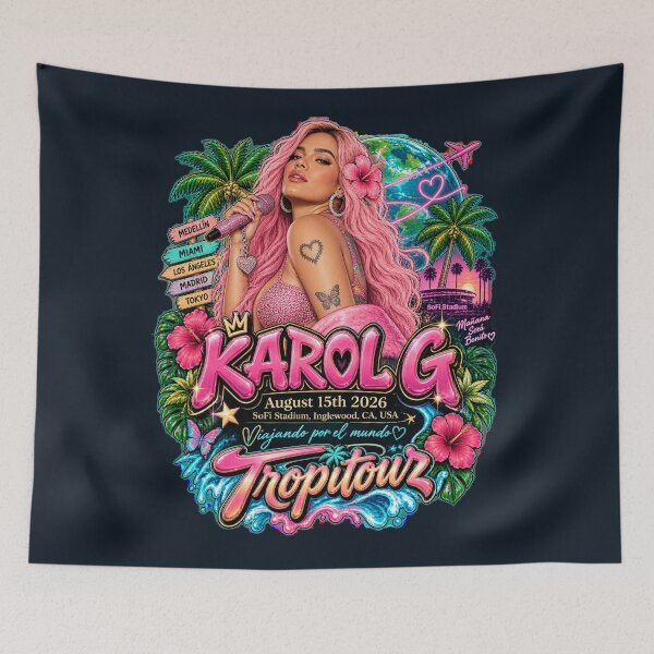 Item preview, KAROL G SoFi Stadium Inglewood CA USA August 15 2026 designed and sold by AndyGordon125.