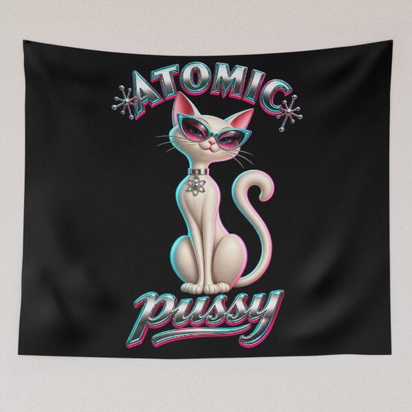 Item preview, Y2K Atomic Cat 20 designed and sold by MarkColeImaging.