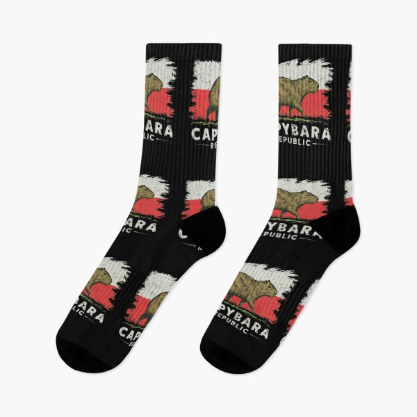 Item preview, Capybara Republic, California Flag Style designed and sold by SixElements.