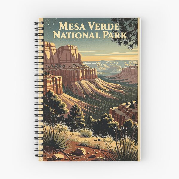 Item preview, Mesa Verde National Park Vintage Travel Art designed and sold by Teelogic.