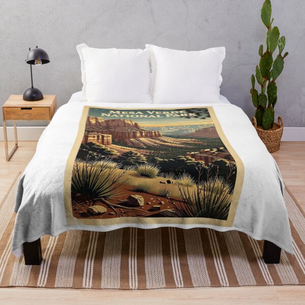 Item preview, Mesa Verde National Park Vintage Travel Art designed and sold by Teelogic.