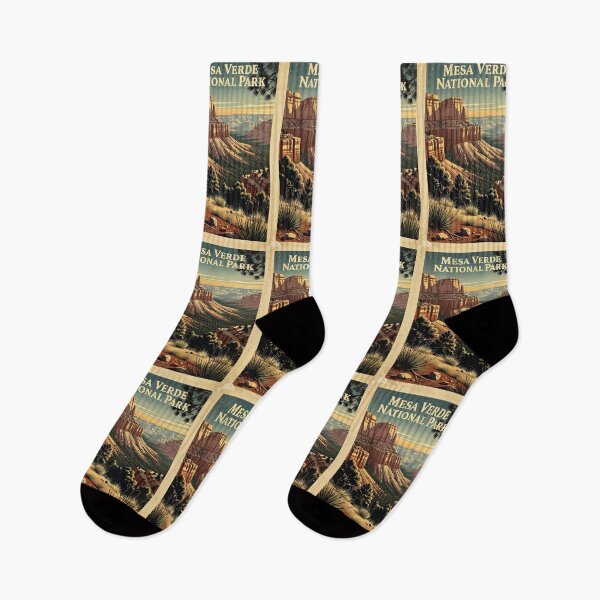Item preview, Mesa Verde National Park Vintage Travel Art designed and sold by Teelogic.