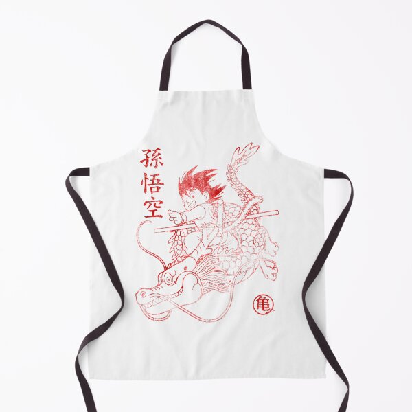 Item preview, Son Goku Red Ink Art Illustration Inspired by Anime and Manga designed and sold by Alexandra Str.
