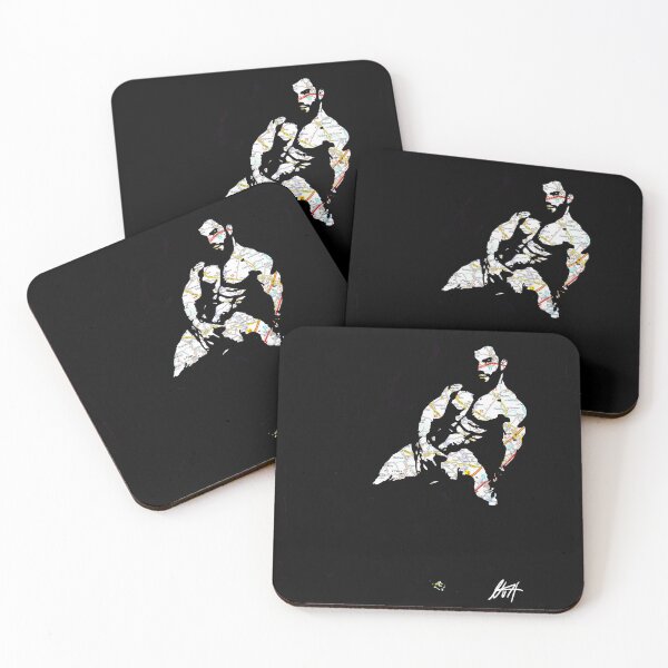 Item preview, Muscled Six Pack mixed Race Hunk Map Art By NLMKArtStudio designed and sold by NLMKArtStudio.