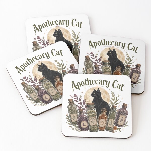 Item preview, Apothecary Cat Herbal Elixir Collection designed and sold by BernoNickel.