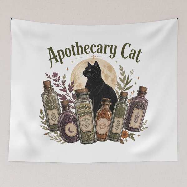 Item preview, Apothecary Cat Herbal Elixir Collection designed and sold by BernoNickel.