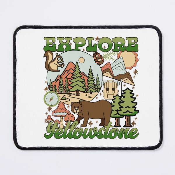 Item preview, Yellowstone National State Park Classic T-shirt Sticker designed and sold by ThinkNature!.