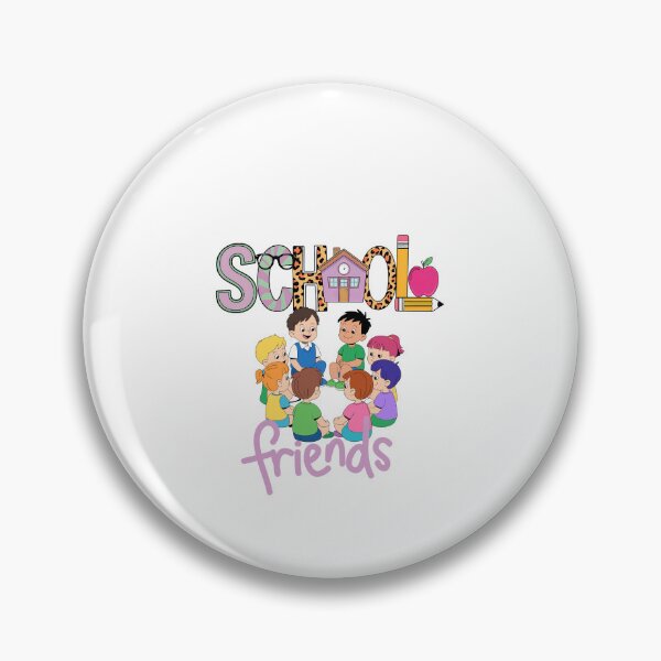 Item preview, School Friends Back To School Cute Student Classroom Sticker designed and sold by Esraa-Arts.