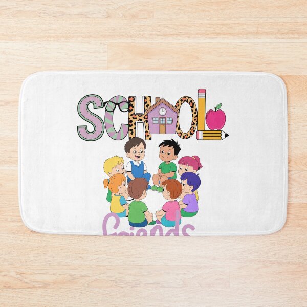 Item preview, School Friends Back To School Cute Student Classroom Sticker designed and sold by Esraa-Arts.