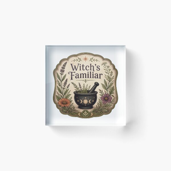 Item preview, Witch's Familiar Herbal Shop Plaque designed and sold by BernoNickel.