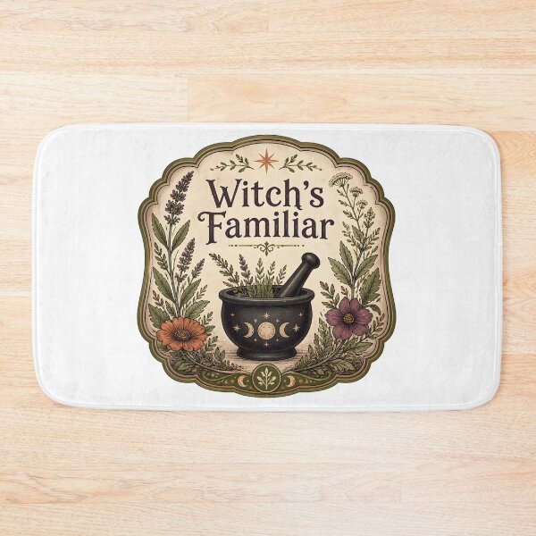 Item preview, Witch's Familiar Herbal Shop Plaque designed and sold by BernoNickel.
