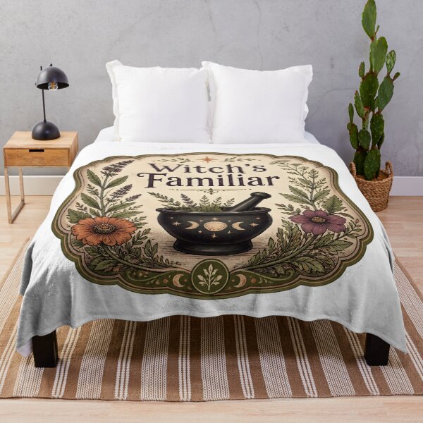 Item preview, Witch's Familiar Herbal Shop Plaque designed and sold by BernoNickel.