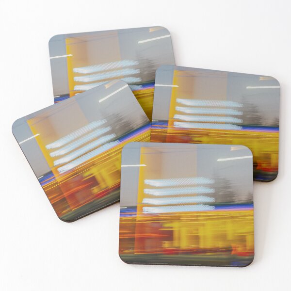 Item preview, Yellow Building Lights - Motion Blur Photo designed and sold by photossmirnov.