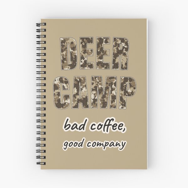 Item preview, Funny Hunter Gift Deer Camp Bad Coffee Good Company Hunting designed and sold by Worn & Witty.