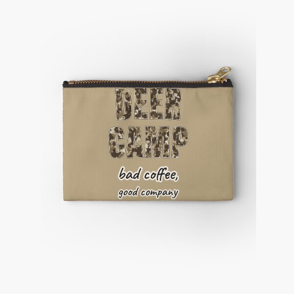 Item preview, Funny Hunter Gift Deer Camp Bad Coffee Good Company Hunting designed and sold by Worn & Witty.