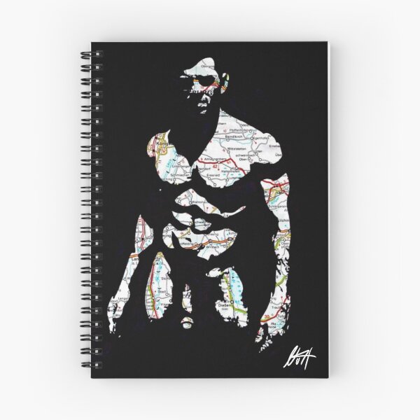 Item preview, Hunk Muscled Gay Lad With Thick Cut Cock Map Art By NLMKArtStudio designed and sold by NLMKArtStudio.