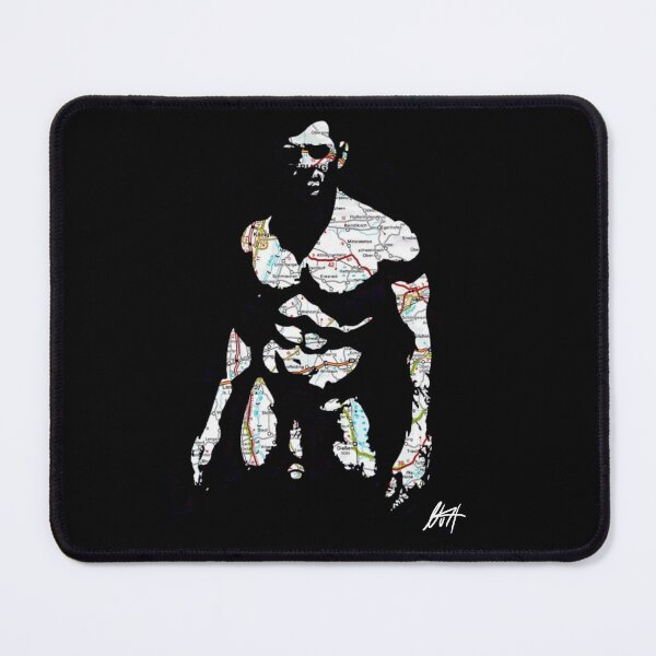 Item preview, Hunk Muscled Gay Lad With Thick Cut Cock Map Art By NLMKArtStudio designed and sold by NLMKArtStudio.
