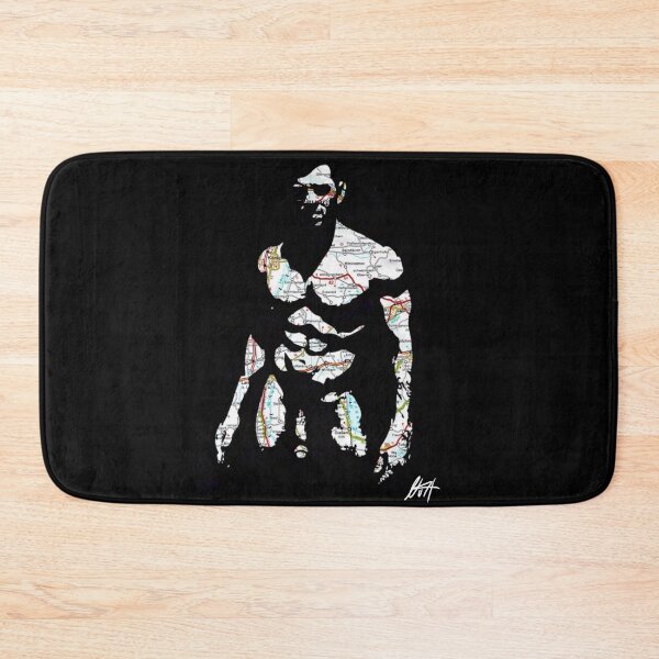 Item preview, Hunk Muscled Gay Lad With Thick Cut Cock Map Art By NLMKArtStudio designed and sold by NLMKArtStudio.
