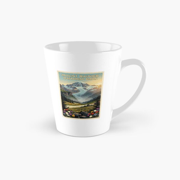 Item preview, Mount Rainier National Park Vintage Travel Art designed and sold by Teelogic.