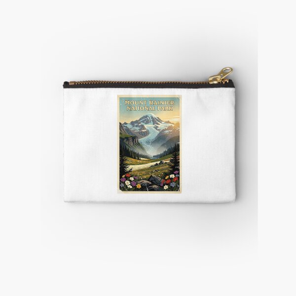 Item preview, Mount Rainier National Park Vintage Travel Art designed and sold by Teelogic.