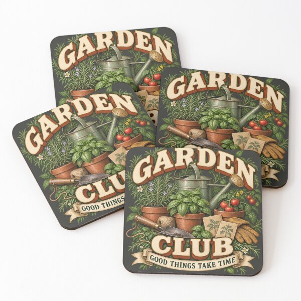 Item preview, Vintage Garden Club Gardening Lover Design designed and sold by Mostafa Studio.