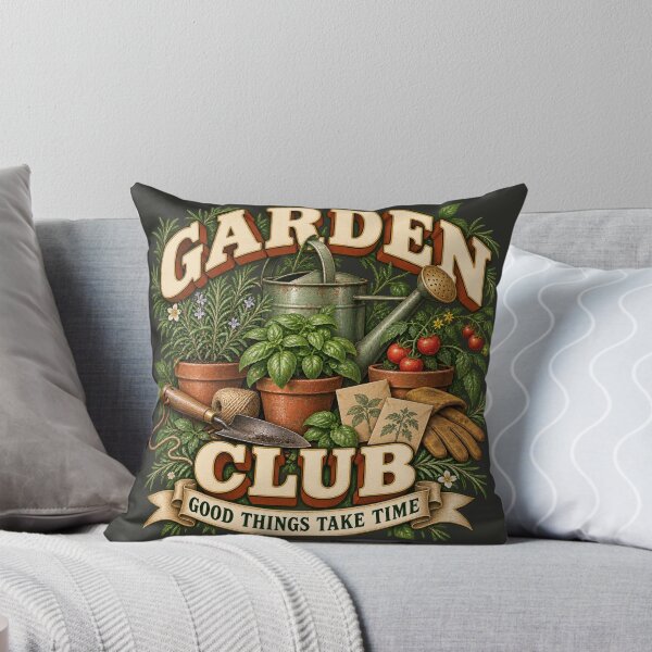 Item preview, Vintage Garden Club Gardening Lover Design designed and sold by Mostafa Studio.