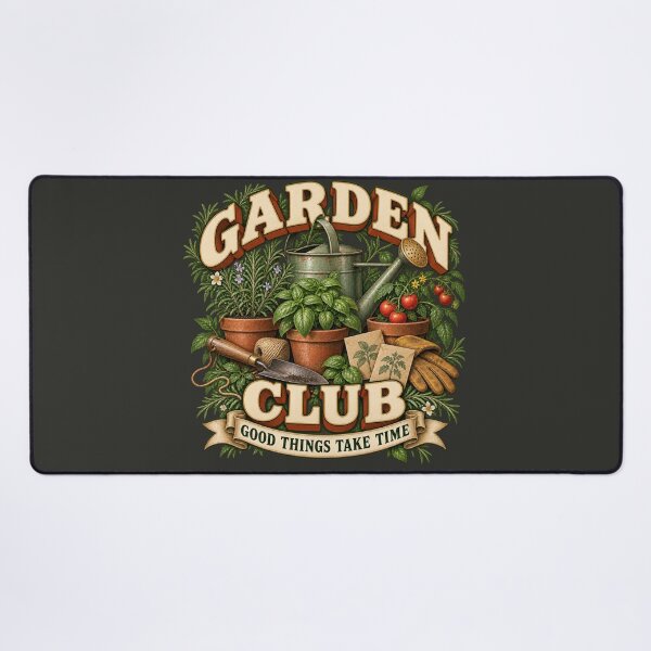 Item preview, Vintage Garden Club Gardening Lover Design designed and sold by Mostafa Studio.