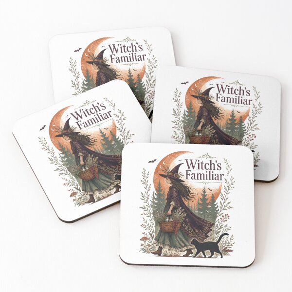 Item preview, Witch's Familiar Forest Gathering Witch designed and sold by BernoNickel.