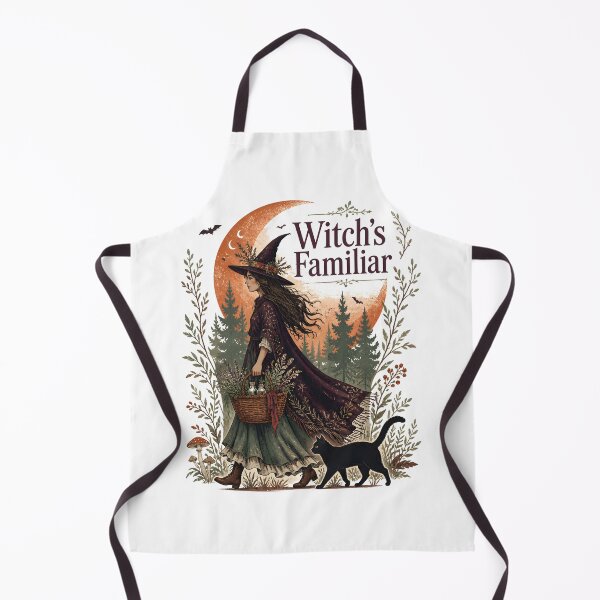Item preview, Witch's Familiar Forest Gathering Witch designed and sold by BernoNickel.