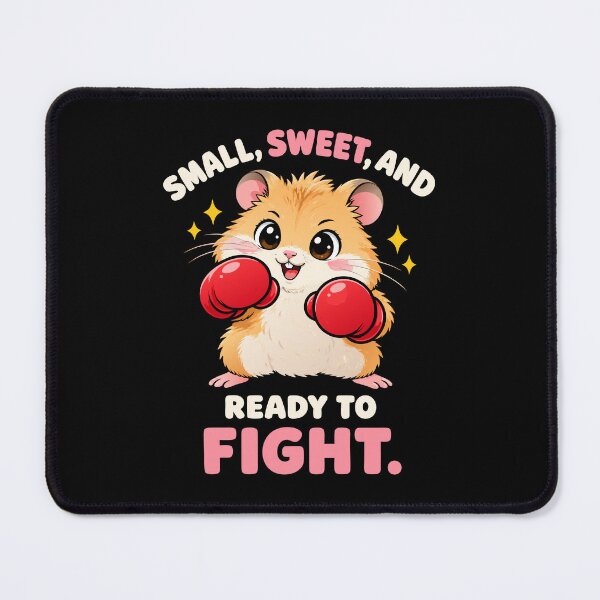 Item preview, Cute boxing hamster ready to fight designed and sold by HandicraftArt.