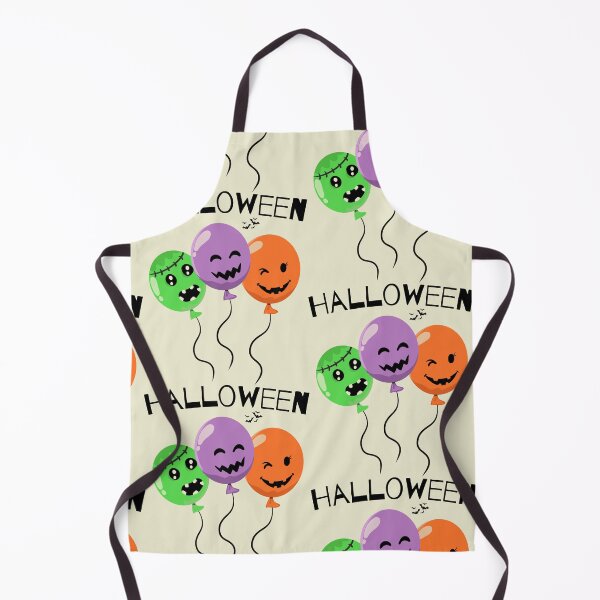 Item preview, Halloween Balloons Trio – Cute Spooky Monster Characters designed and sold by ArtwithRabbit.