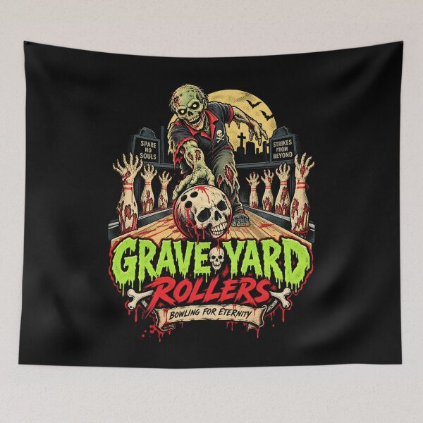 Item preview, Undead Bowling Horror – Bowling for Eternity designed and sold by SidTastic .