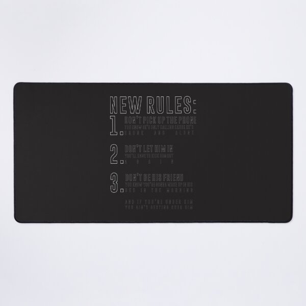 Item preview, New Rules Inspirational Quote Modern Typography Design designed and sold by tarek3431.