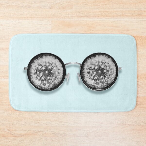 Item preview, Eyeglasses Dandelion Vision Wish Blue Black And White Modern designed and sold by Sharon Cummings Art.