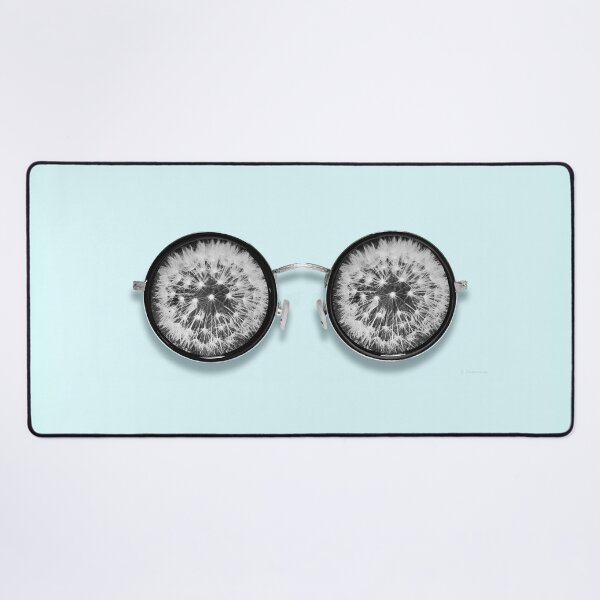 Item preview, Eyeglasses Dandelion Vision Wish Blue Black And White Modern designed and sold by Sharon Cummings Art.