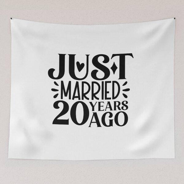 Item preview, Just Married 20 Years Ago designed and sold by tellit24seven.