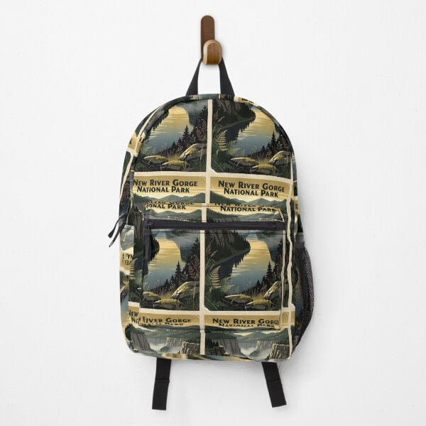 Item preview, New River Gorge National Park Vintage Travel Art designed and sold by Teelogic.