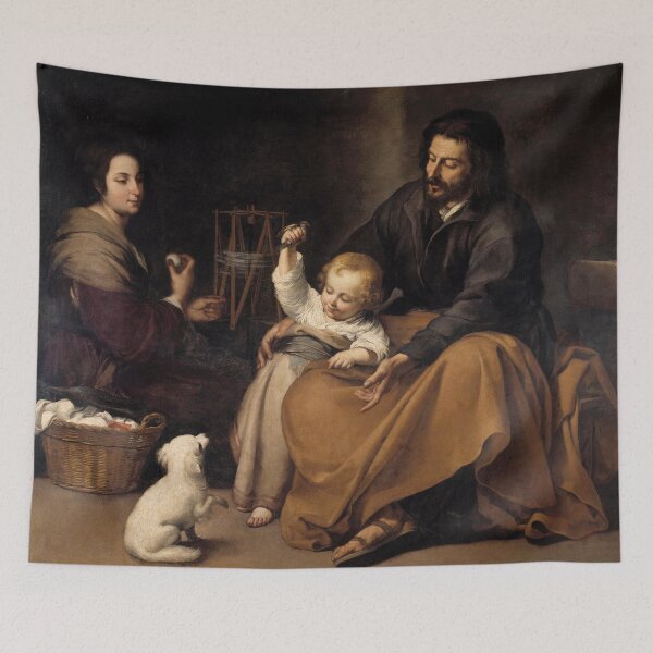 Item preview, The Holy Family with a Little Bird | Bartolomé Murillo designed and sold by Oliveirallan.
