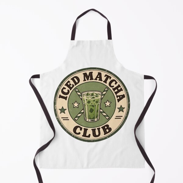 Item preview, Iced Matcha Club Vintage Retro Badge designed and sold by urbinet.