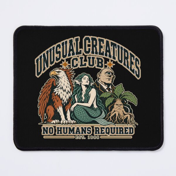 Item preview, Unusual Creatures Club - no humans required designed and sold by Mission Ready.